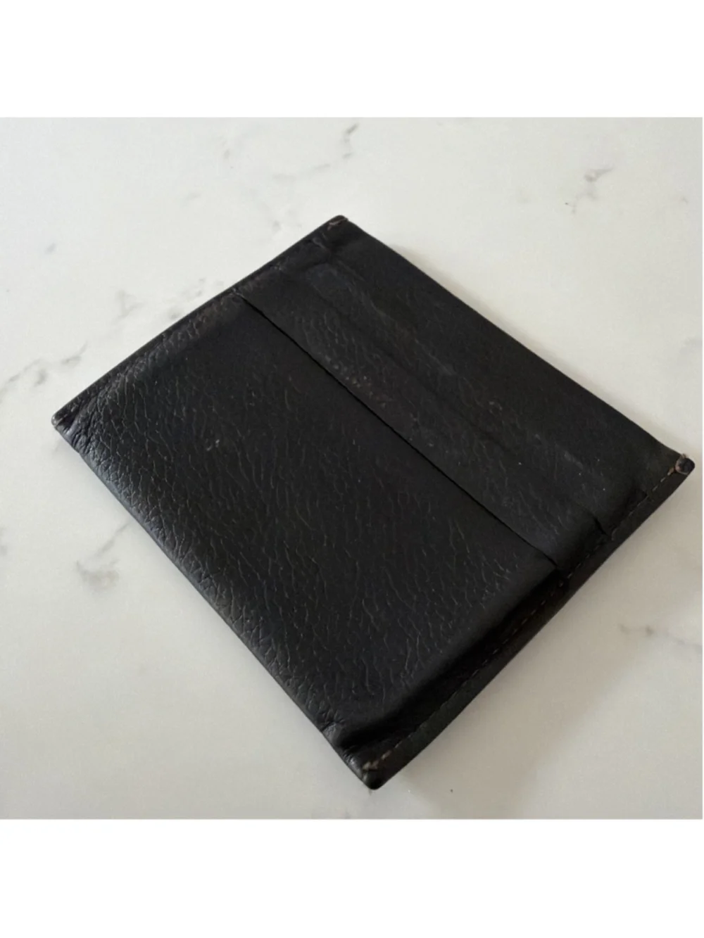 Longchamp Le Foulonne Leather Card Case In Brown